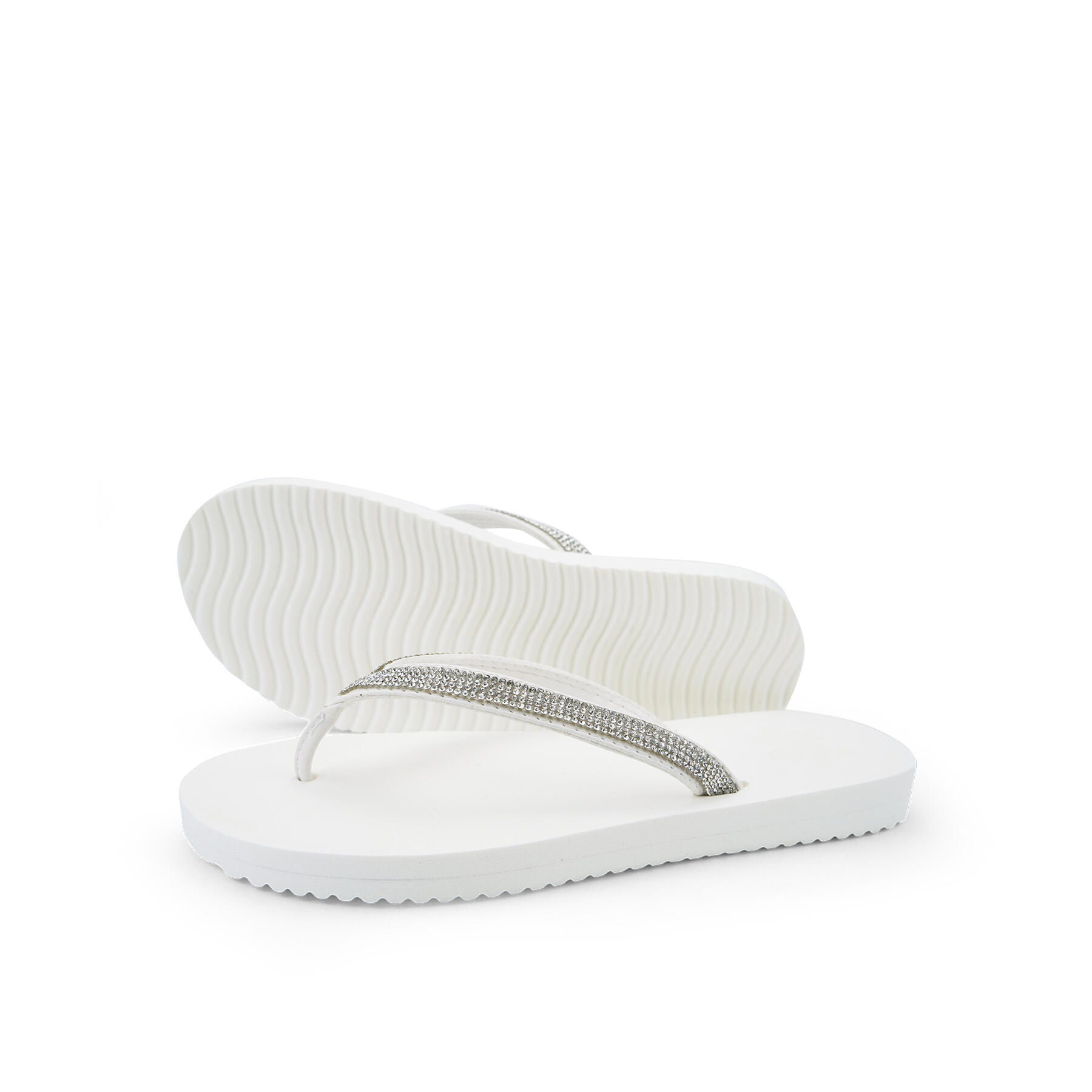 Flip Flop - Femme Tongs Flip*glam Blanc - Claquettes - Blanc - 39 - Decathlon