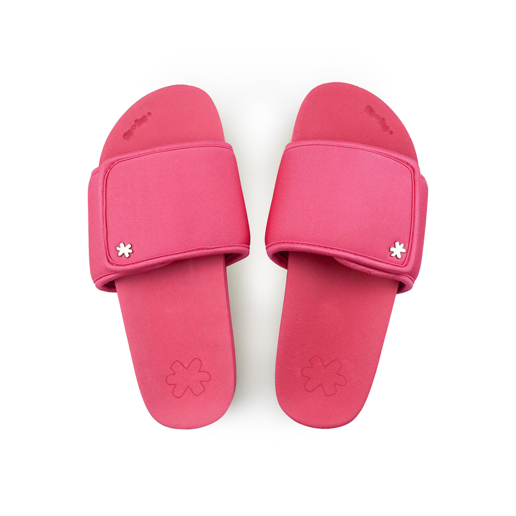 Femme pool*velcro Slides Rose 3/4
