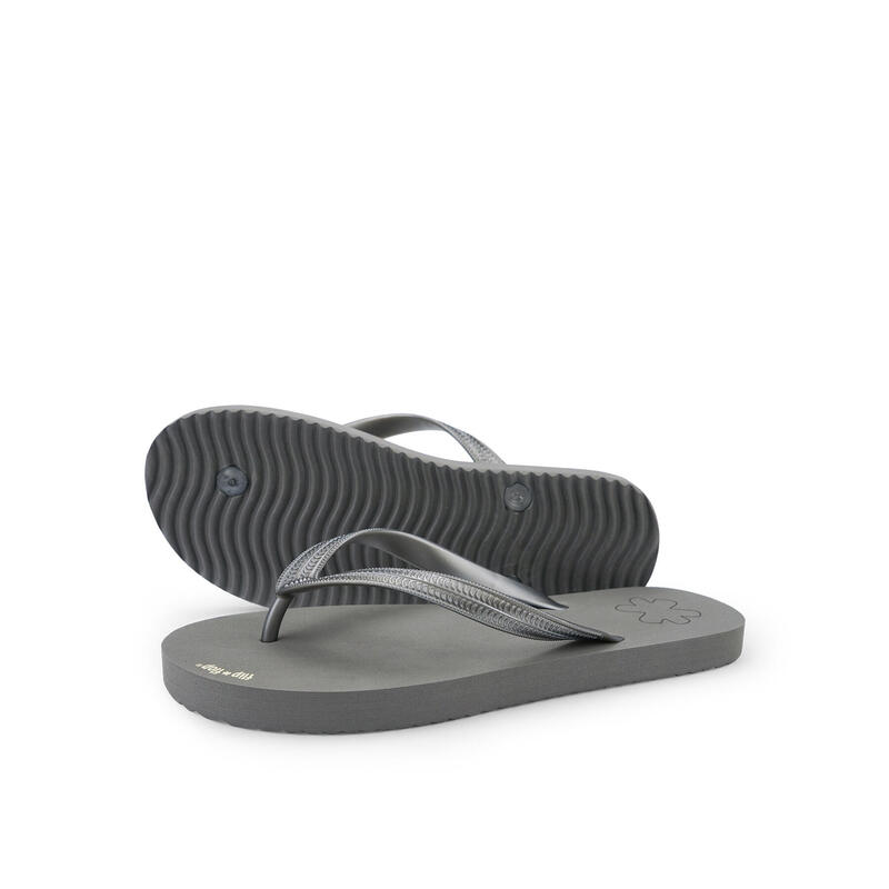 Sandale femme originals*metallic Steel