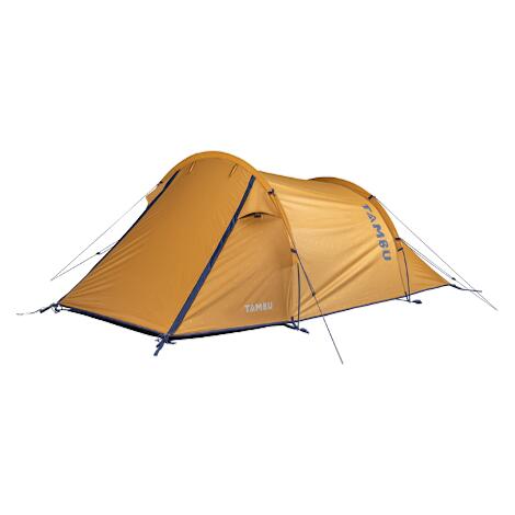 Tambu - Tambu Kalo Tente Tunnel De Trekking 2 Personnes, Black Sky - Tente - Bleu|jaune|orange - 2 Places - Decathlon