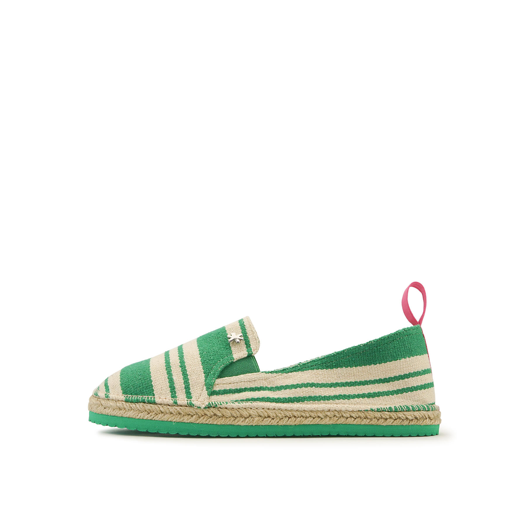 Femme espadrille*striped Espadrilles Vert émeraude 2/4