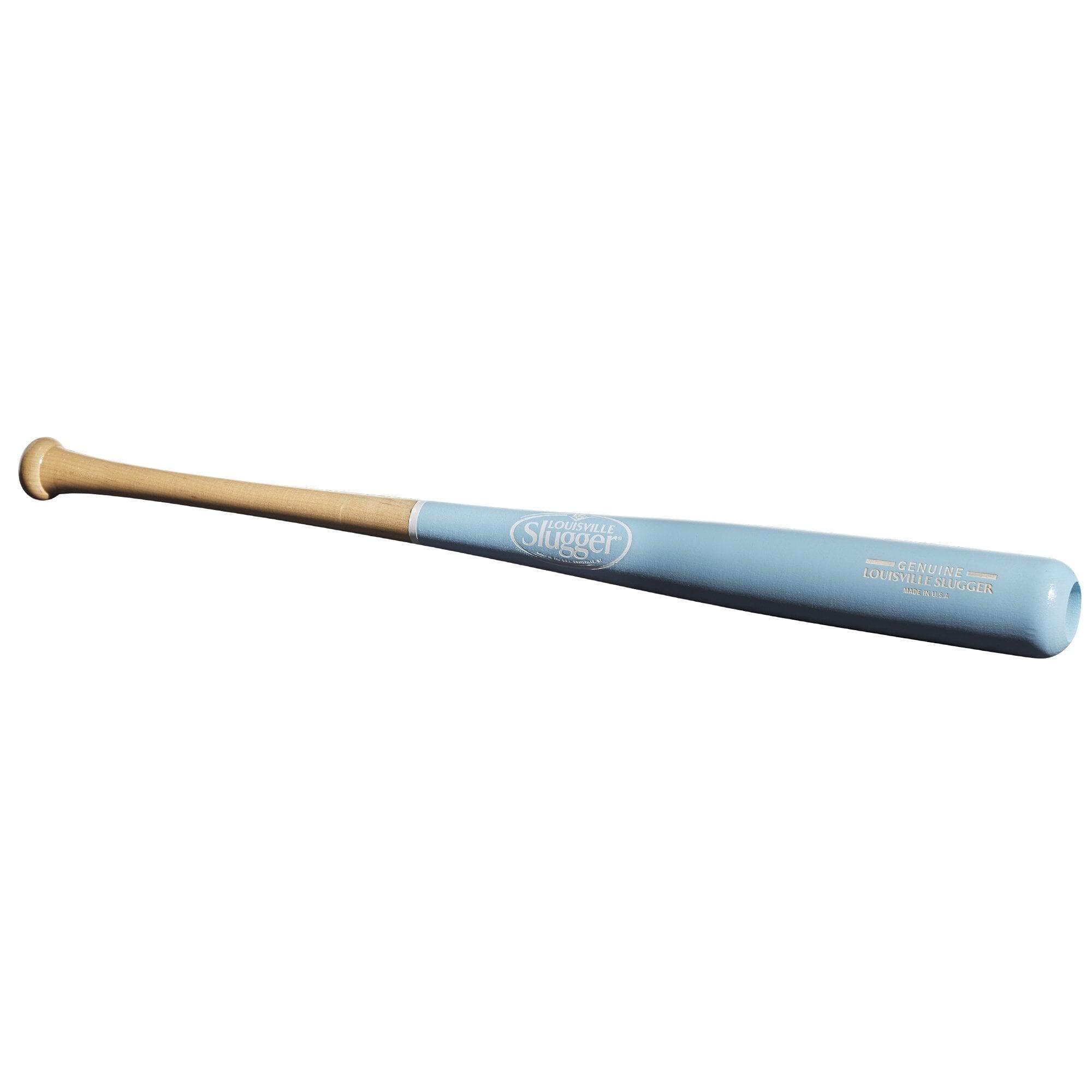 Louisville Slugger Genuine S3 Wood 33inch Baseball Bat - Blue / Natural 1/3