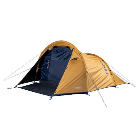 Tambu Kalo 3 Pers. Tente Tunnel De Trekking, Black Sky