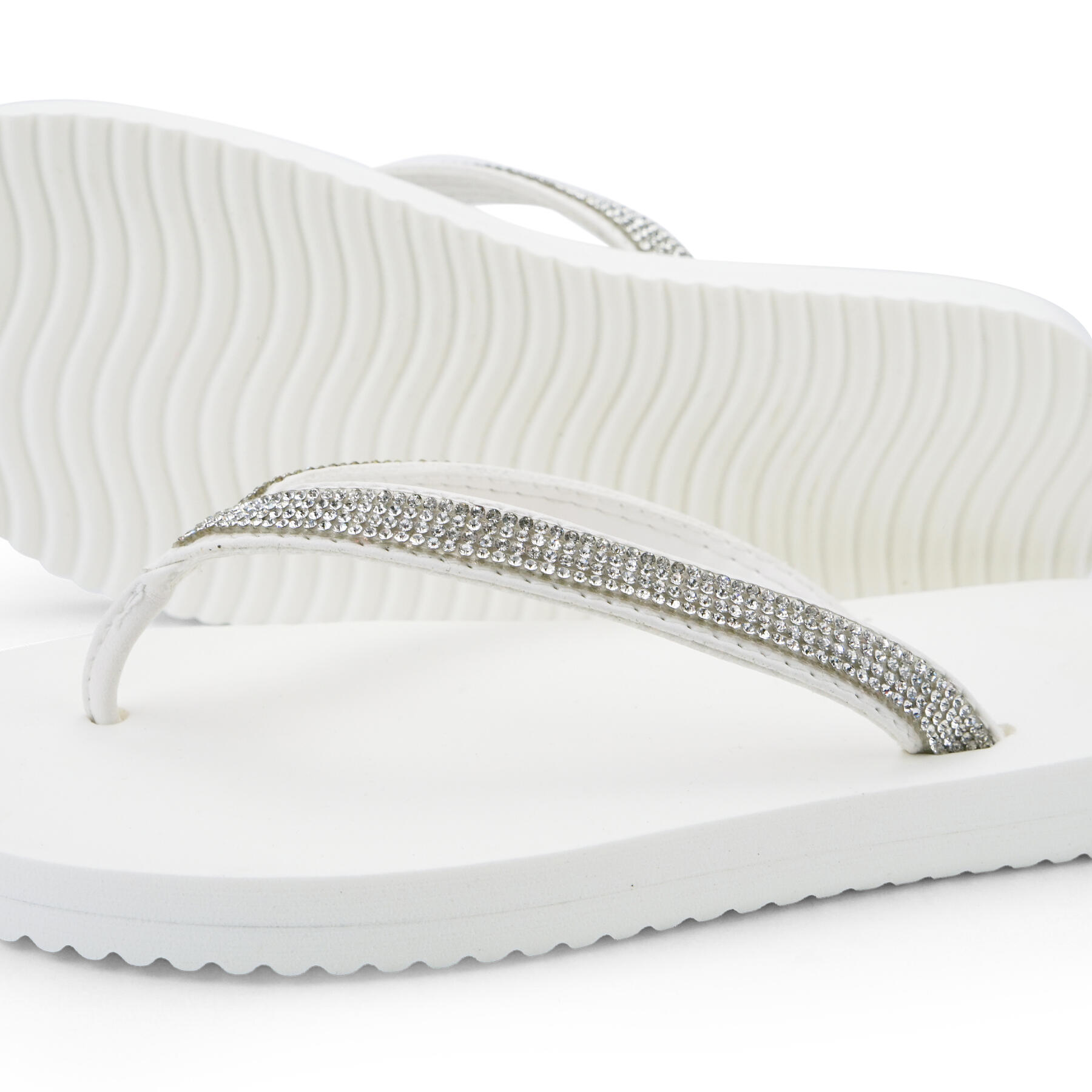 Damen Badezehentrenner flip*glam Weiß 4/4