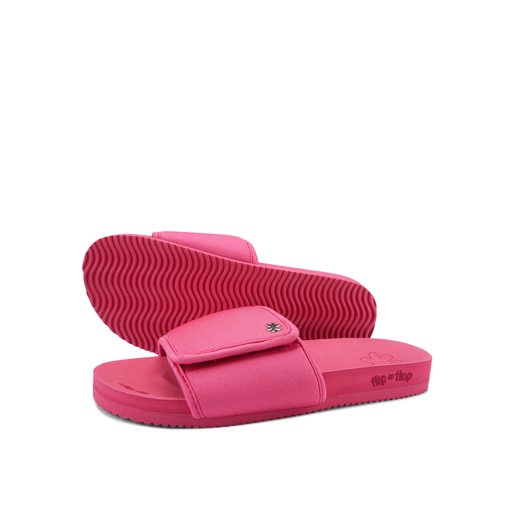 Flip Flop - Femme Pool*velcro Slides Rose - Claquettes - Rose - Decathlon