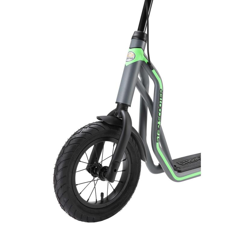 STAR SCOOTER autoped, 12 inch + 10 inch, grijs