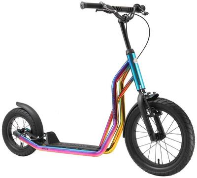 Monopattino con grandi ruote 16". per bambini 8 anni. pneumatici ad aria. Mixed