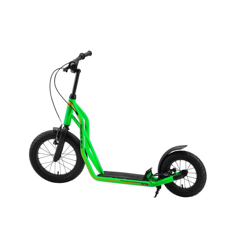 STAR SCOOTER autoped 16 inch + 12 inch, groen