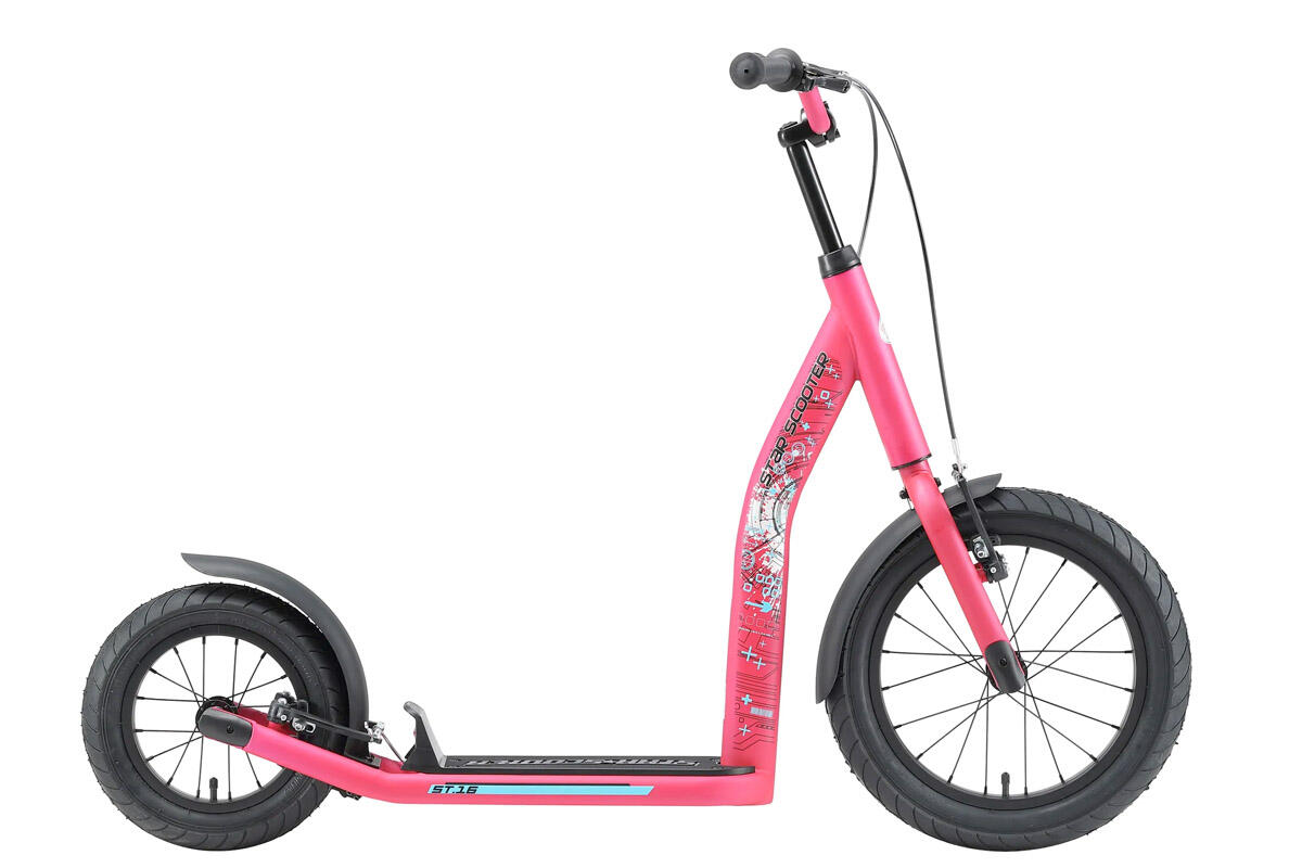 Bikestar autoped New Gen Sport 16 inch - 12 inch roze 2/5