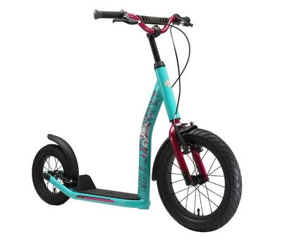 Monopattino con grandi ruote 16". per bambini 8 anni. pneumatici ad aria. NewGen