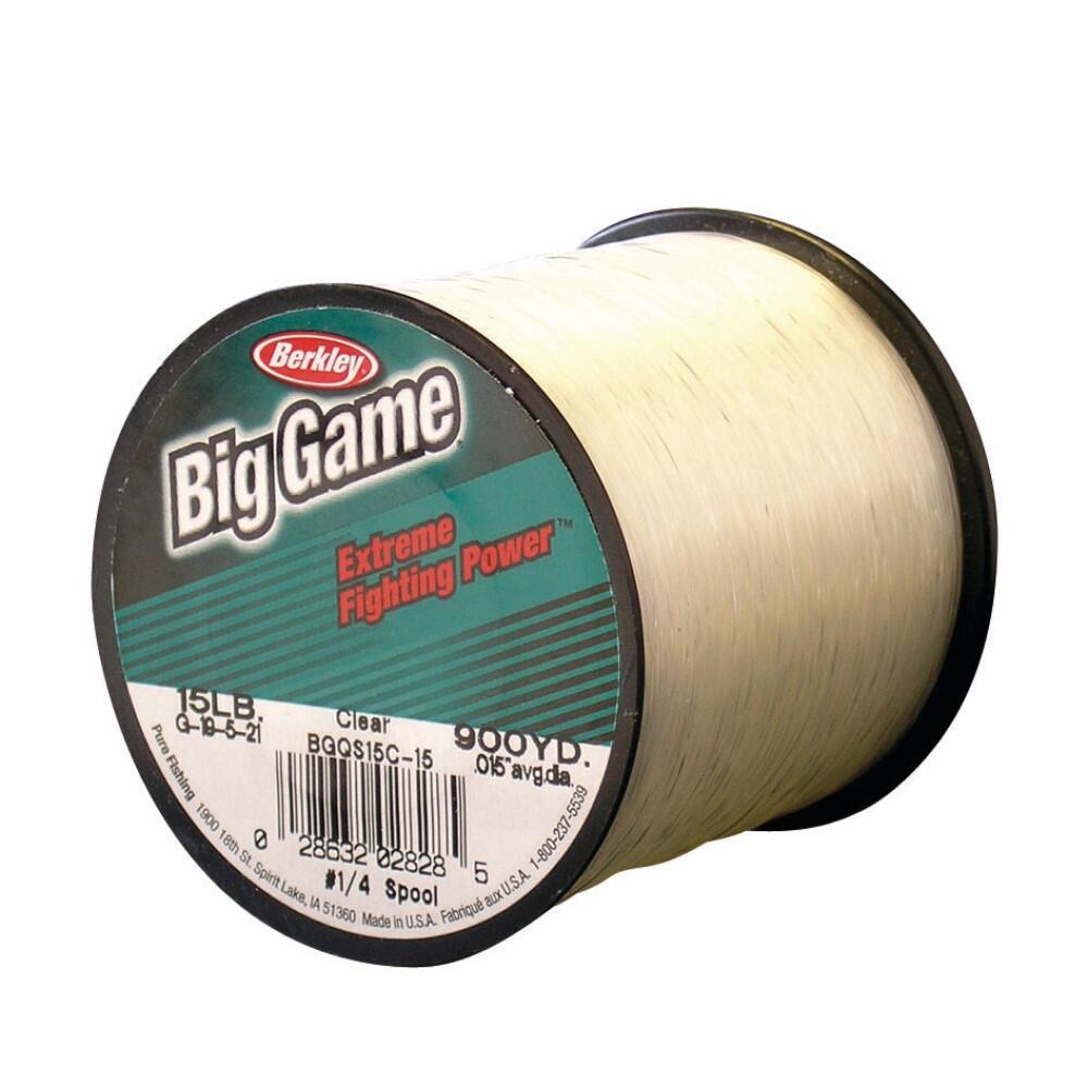 BERKLEY Berkley Mono Big Game Ultra Clear Line 25 lb 0.48mm 595yds