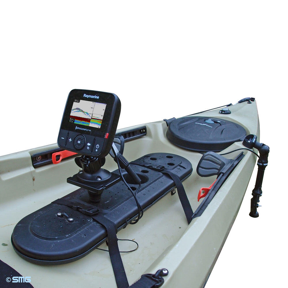 Fixation sondeur sur Kayak/Canoe - RAILBLAZA 2/3