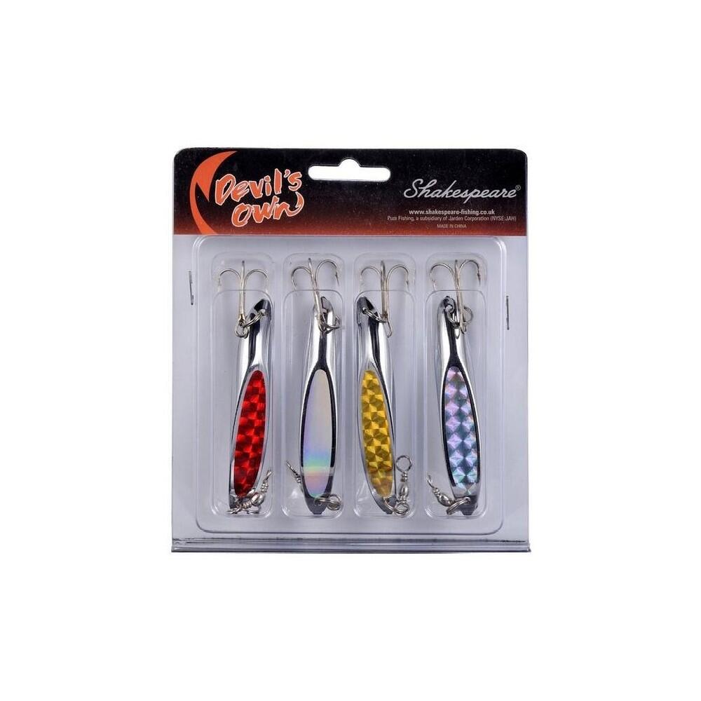 Shakespeare Devil Own 4 Piece Slither Fishing Lure Selection - 28g 1/1