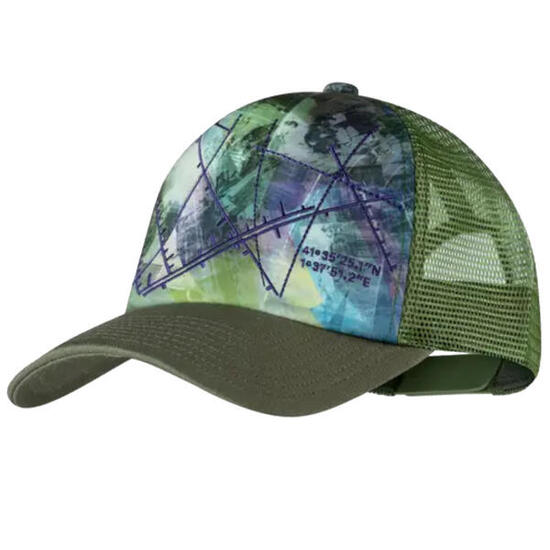Gorra Trucker Unisex Buff Verde