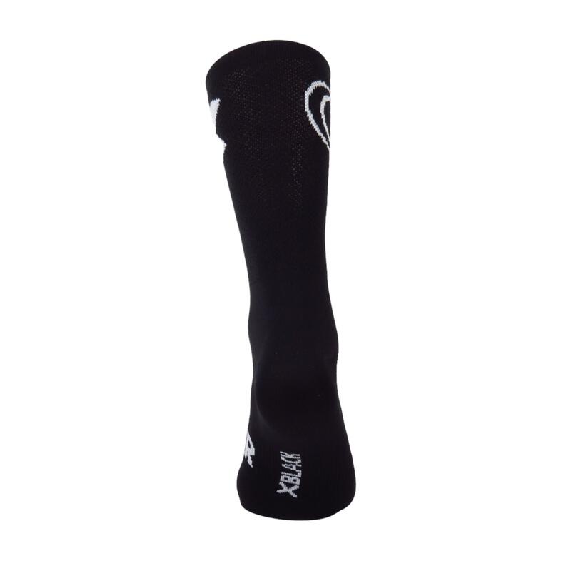 Chaussettes unisexes hautes d'été avec maille respirante Mooquer XBlack Air Flow