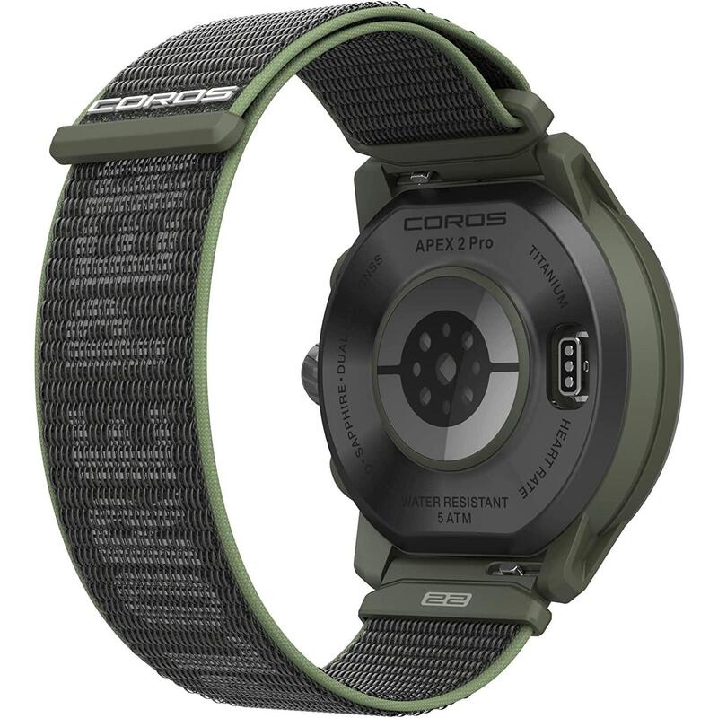 Ceas GPS Premium de aventură / ceas sport - Coros APEX 2 Pro verde