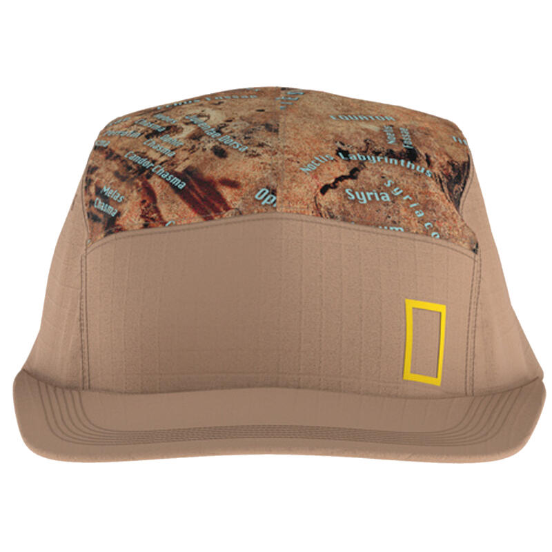 Uniszex baseball sapka, Buff 5 Panel Explore Cap, bézs