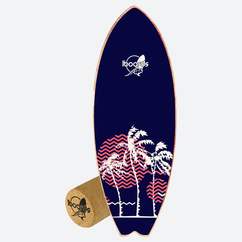 Tabla de equilibrio surf Iboards modelo Beach 80cm x 29,5cm