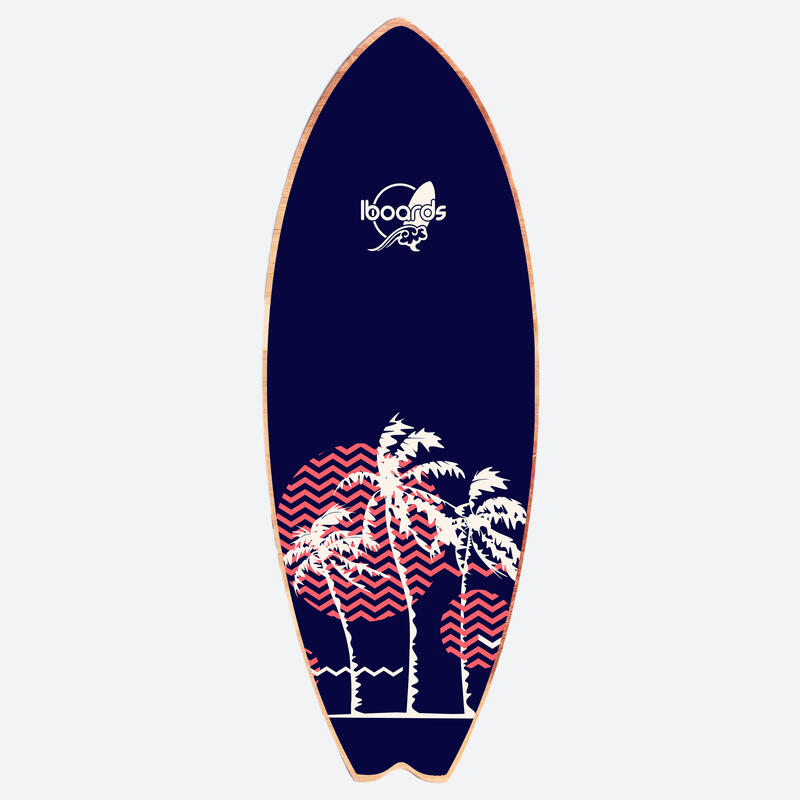 Tabla de equilibrio surf Iboards modelo Beach 80cm x 29,5cm