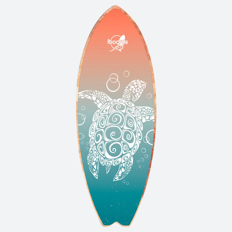 Balance board surf Iboards modello Tartaruga 80cm x 29,5cm