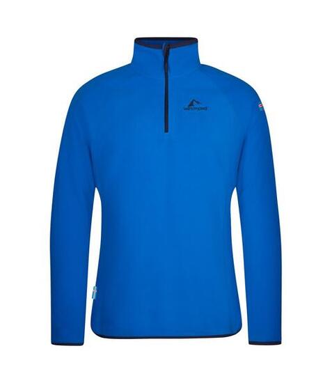 Herren Fleece-Pullover Hekla Oceanblau/Marineblau