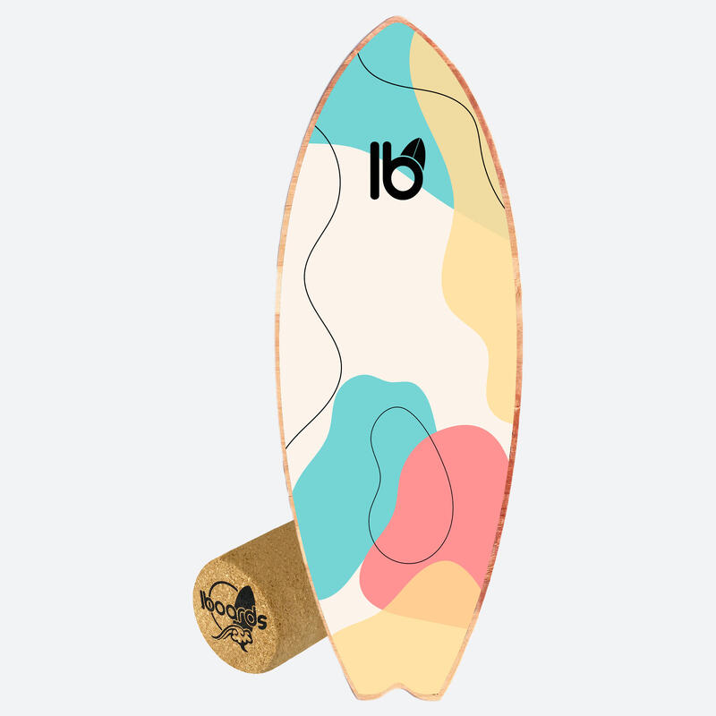 Balance Board - Tabla de equilibrio surf Iboards modelo Summer 80cm x 29,5cm