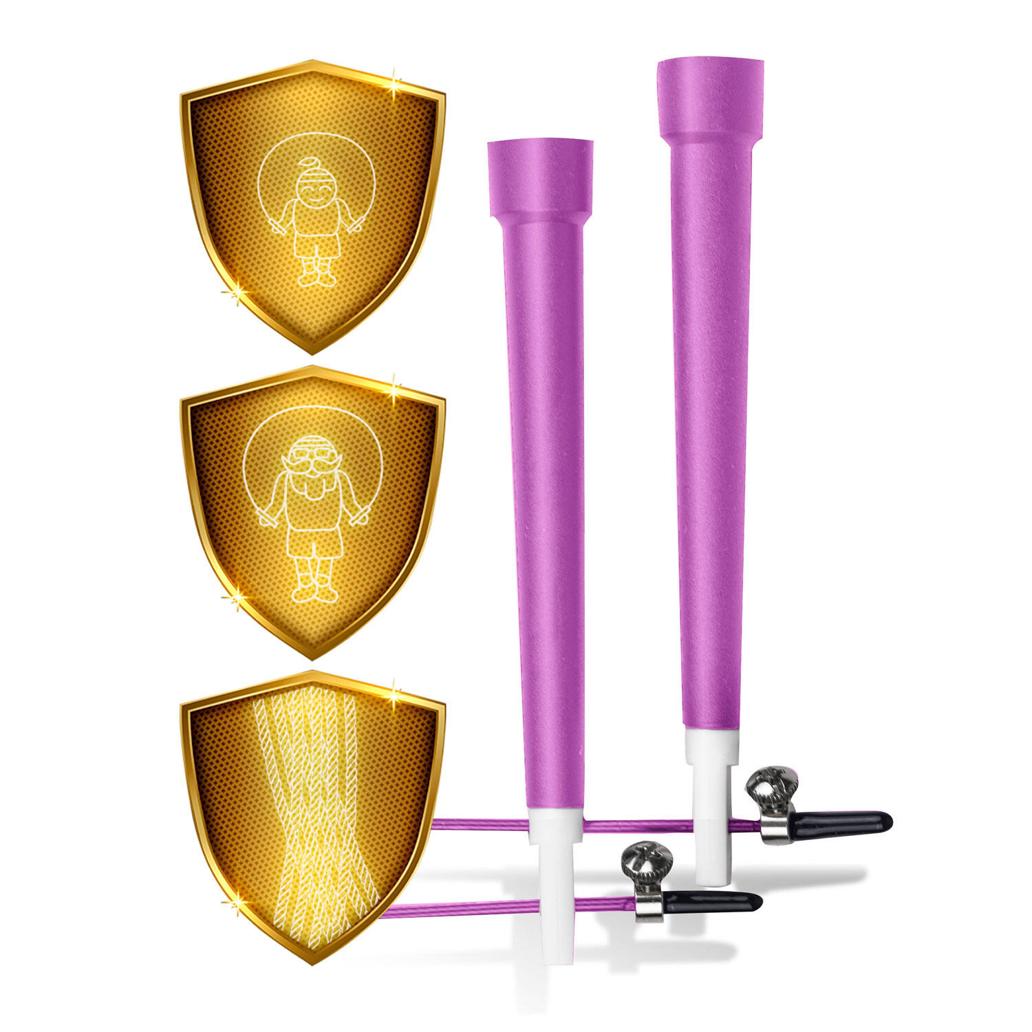 Kinder Fitness Springseil - NS-955 violett 6/6