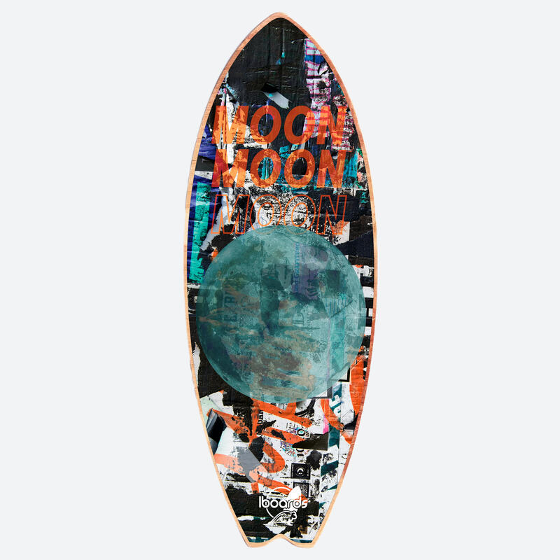 Balance board surf Iboards modello Moon 80cm x 29,5cm