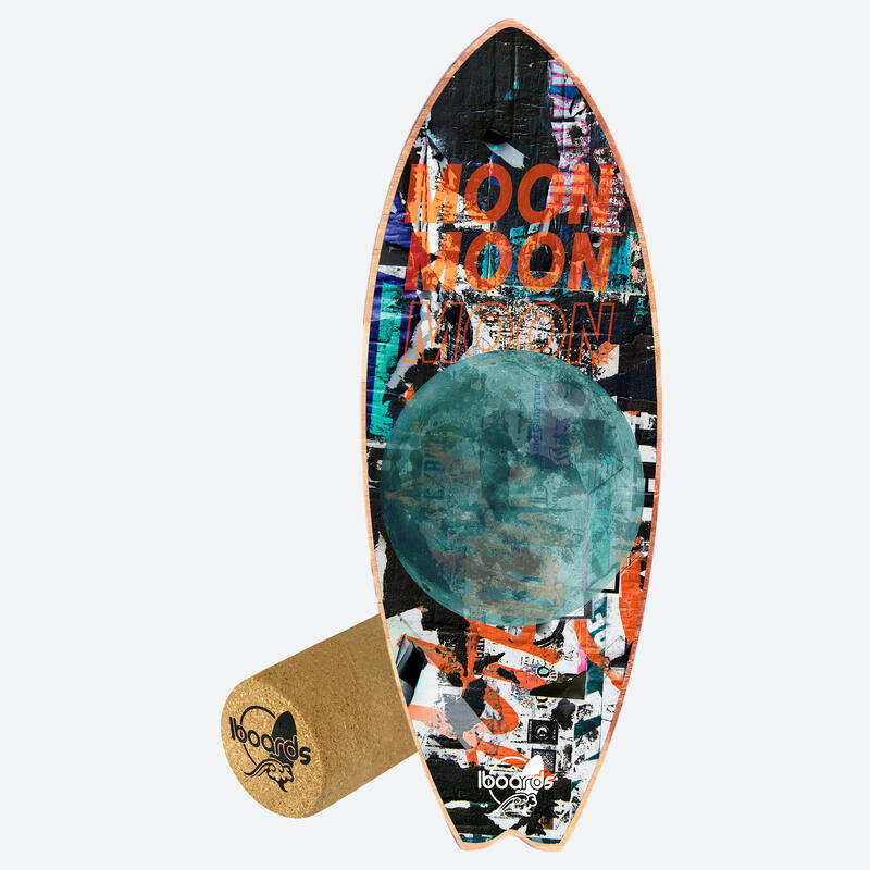 Balance board surf Iboards modello Moon 80cm x 29,5cm