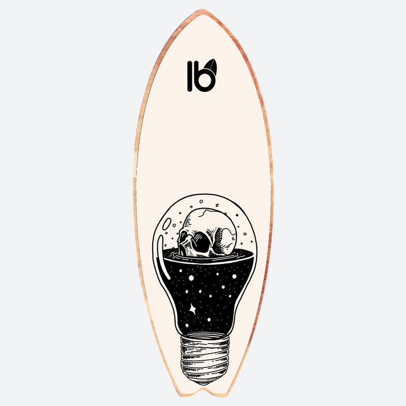 Balance board surf Iboards modello Skull 80cm x 29,5cm
