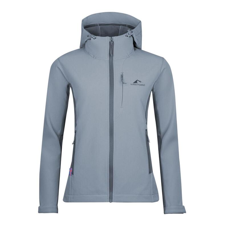 Veste fonctionnelle pour femmes Eldfjall Xt gris tempête/gris graphite