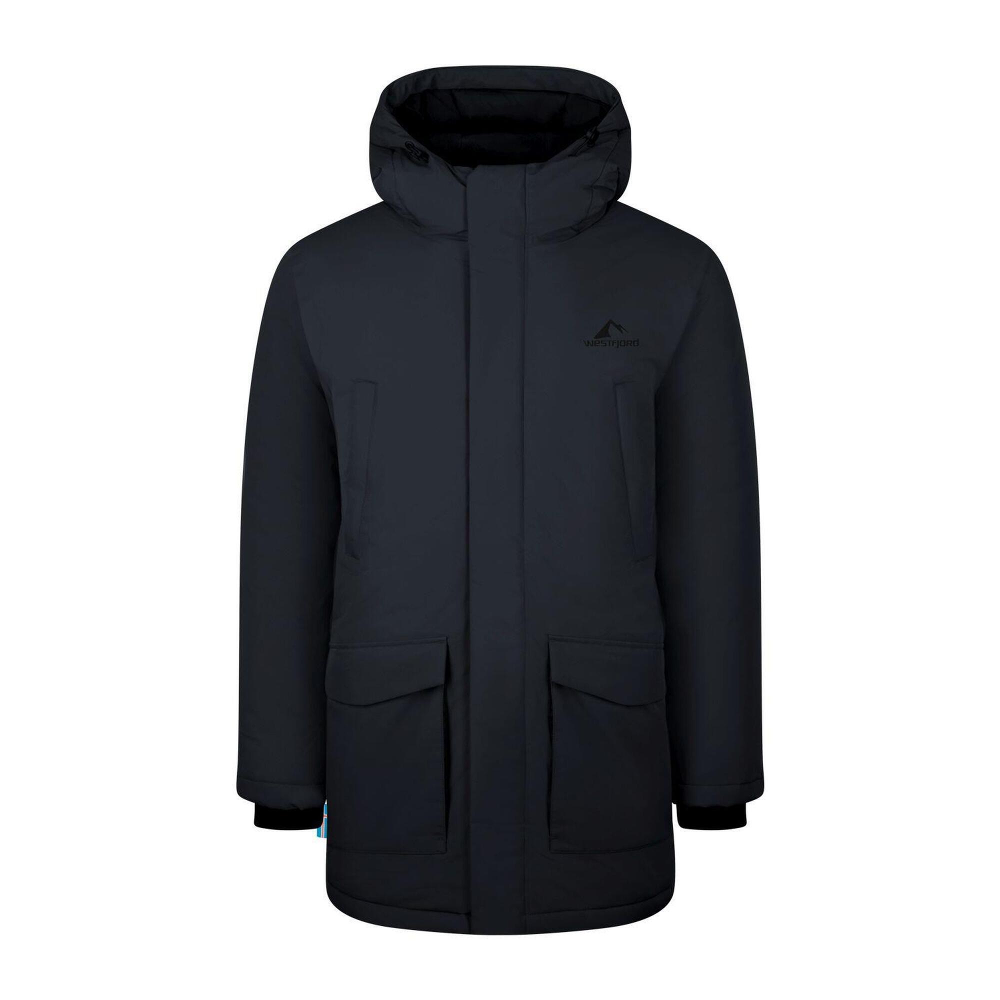 Krafla rain jacket for men Black