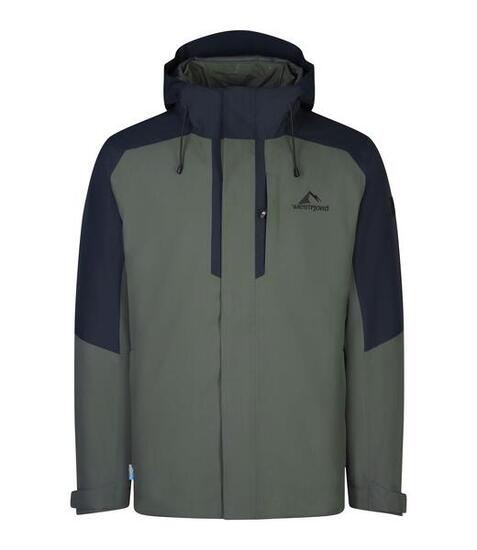 Herren 3in1 Jacke Skogafoss Braun/Marineblau