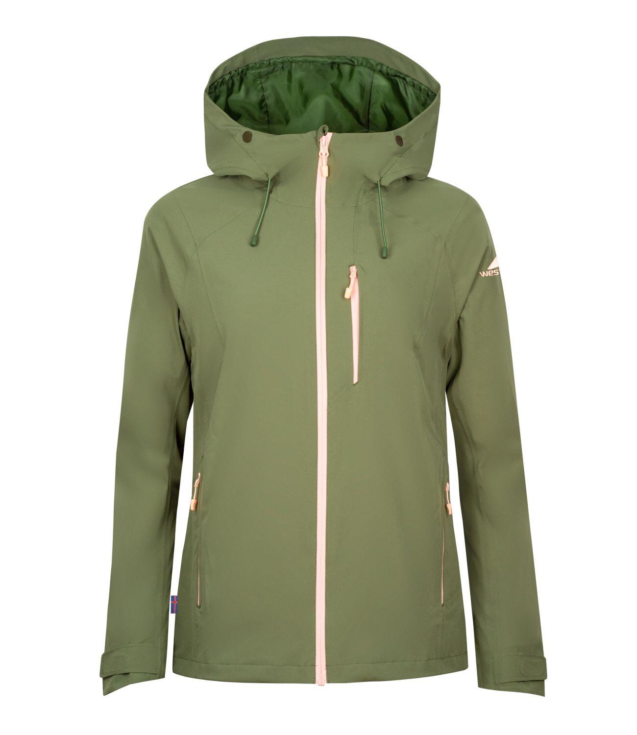 WESTFJORD Damen Funktionsjacke Keilir Oliv/Pfirisch Hell
