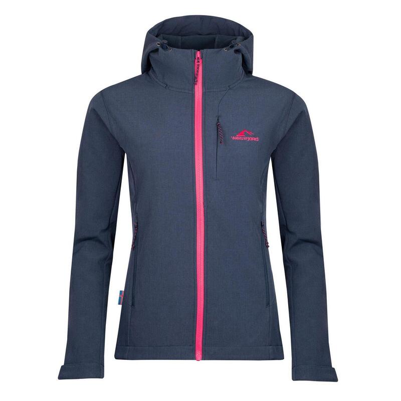 Veste fonctionnelle femme Eldfjall Xt bleu marine/magenta
