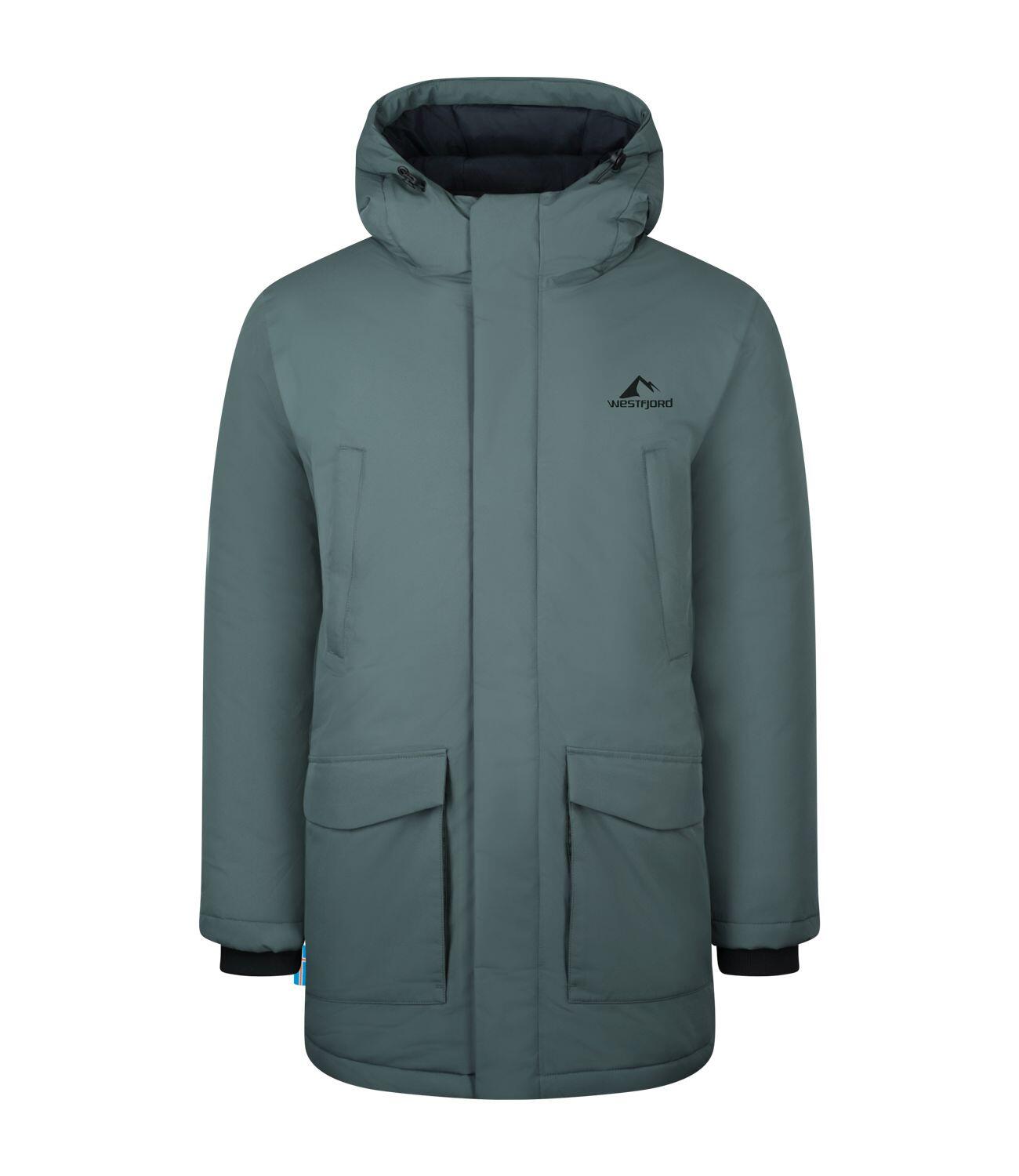 WESTFJORD Herren Regenjacke Krafla Dunkeloliv