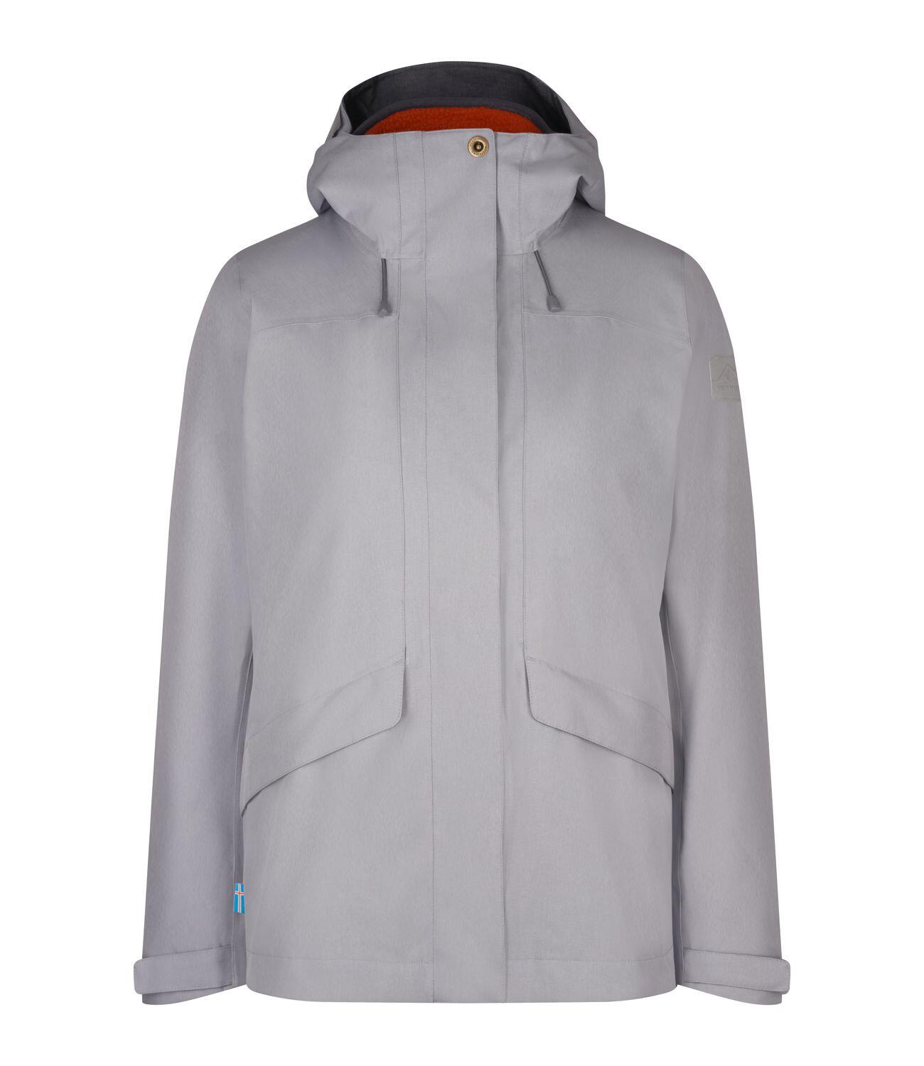 WESTFJORD Damen 3-In-1-Funktionsjacke Skafta Sturmgrau/Graphitgrau