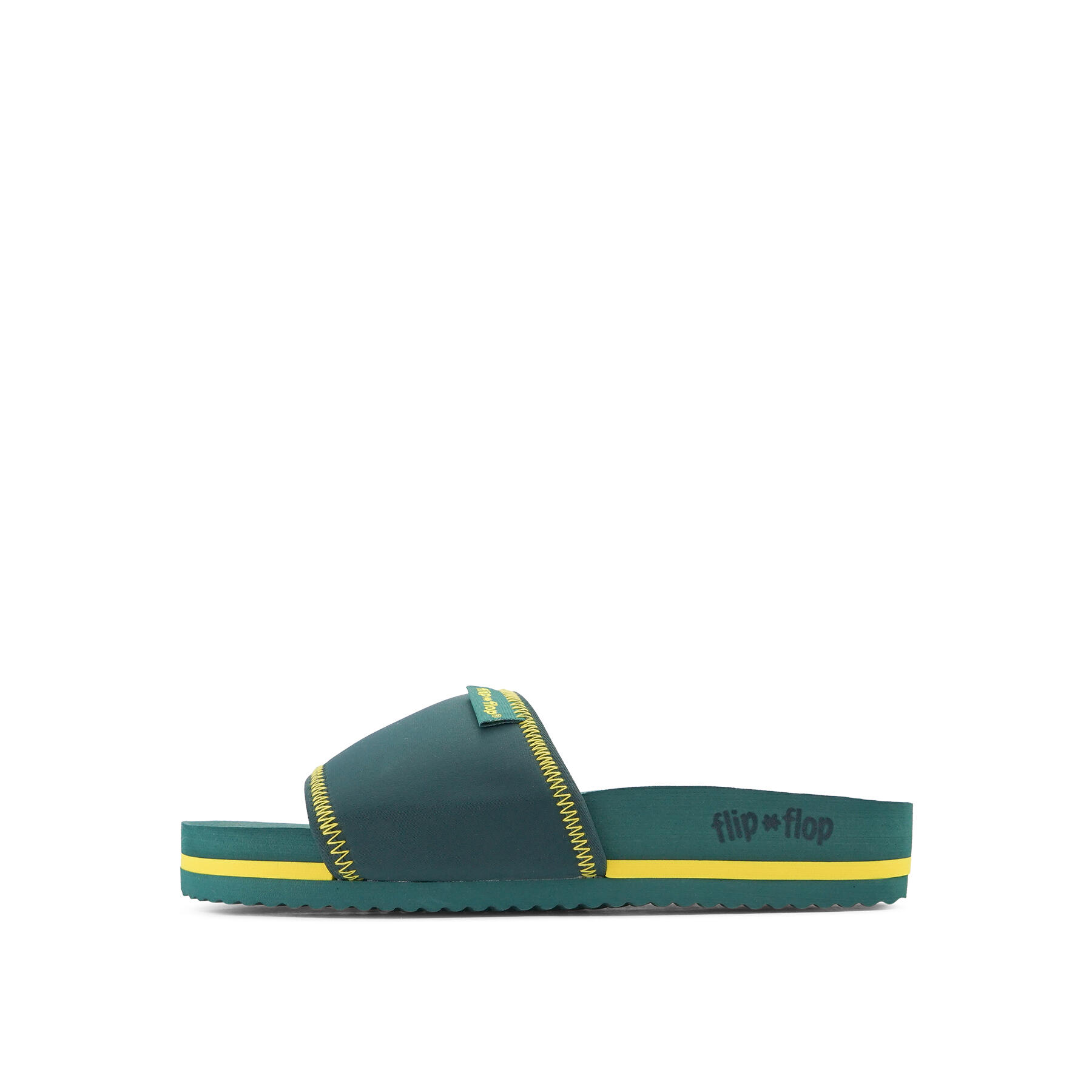 Unisex pool*neoprene Slides Bleu-vert / Jaune 2/4