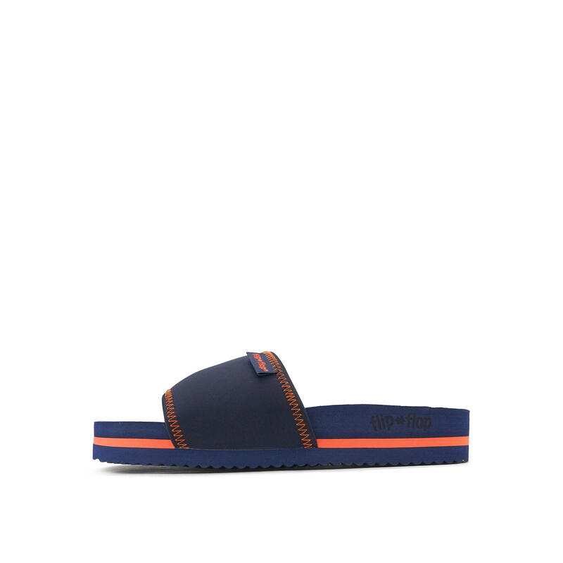 Unisex flip*flop pool*neoprene Slides Nachtblau / Orange