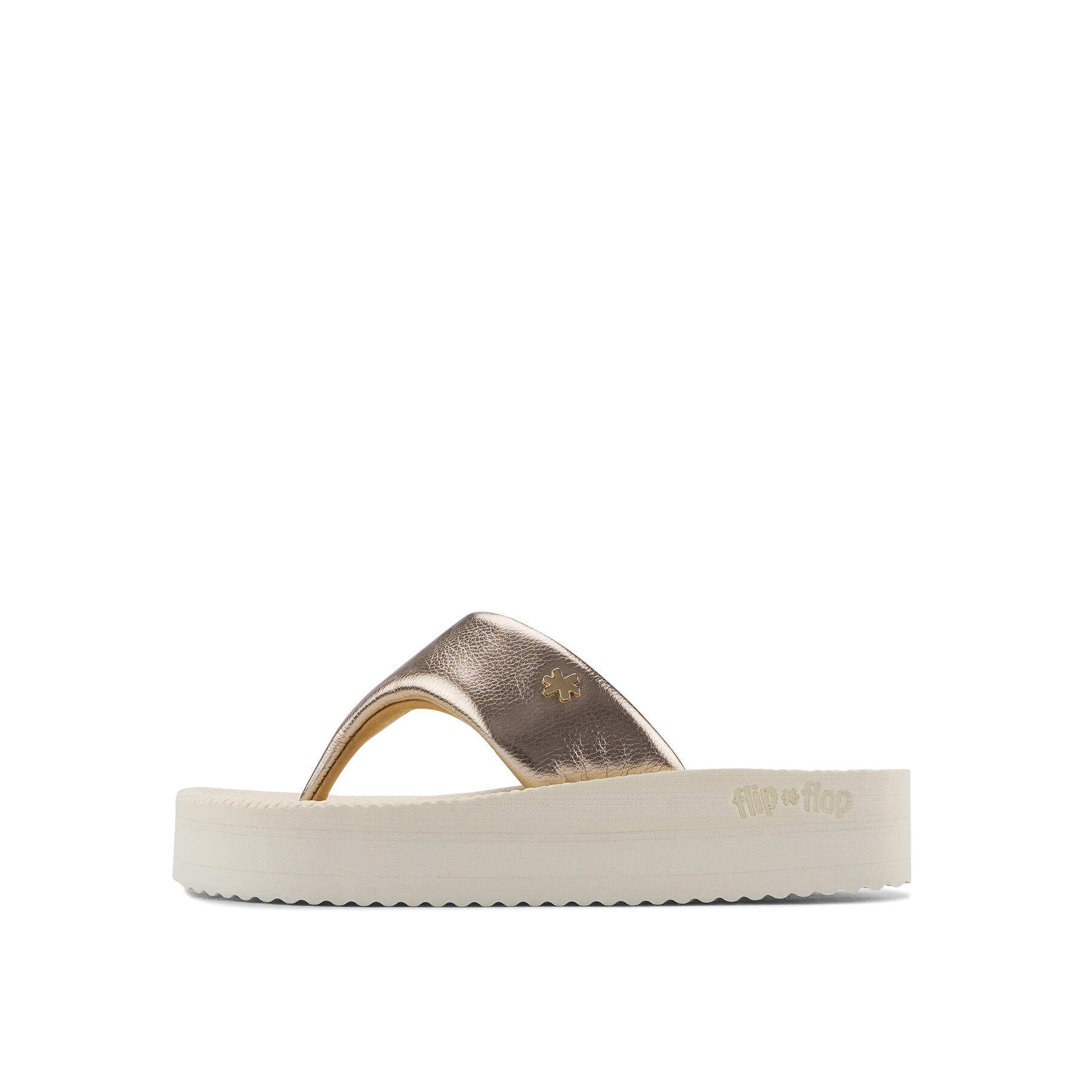 Femme comfy*paddy metallic Tongs blanc perle 2/4