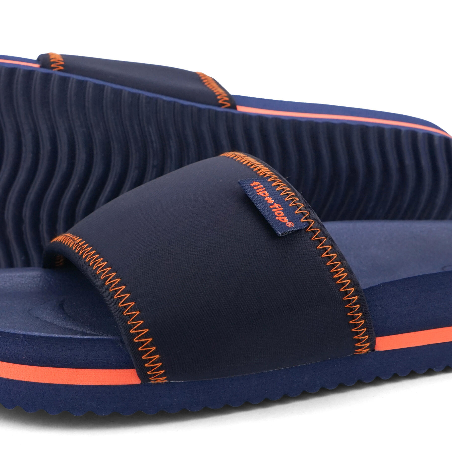 Unisex pool*neoprene Ciabatte Nachtblau / Arancione 4/4