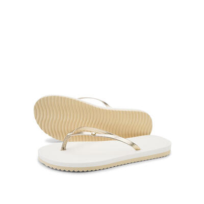 Damen flip*flop flip*chic Zehentrenner Weiß