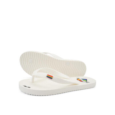 Unisex originals*pride teenslippers wit