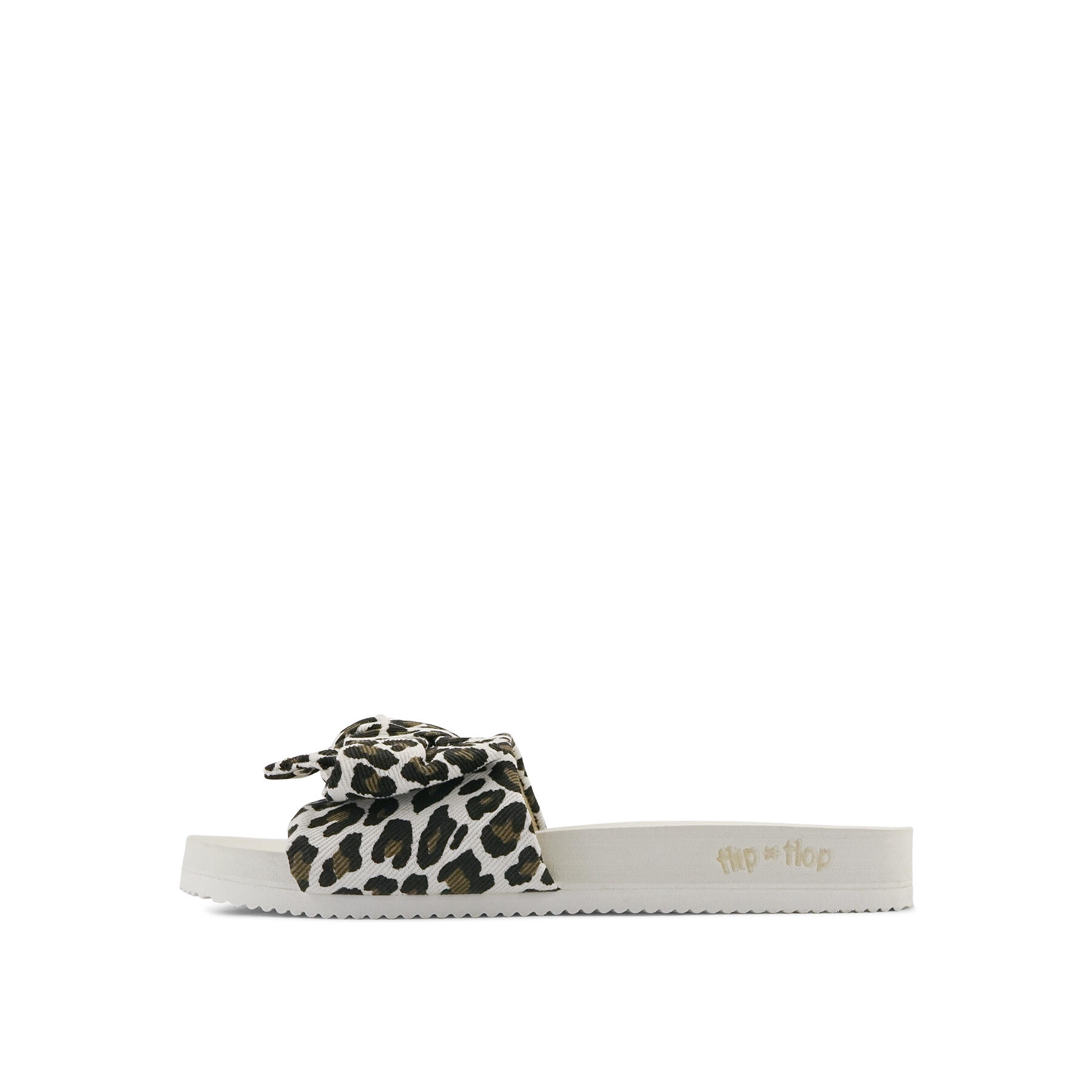 Femme pool*bow leo Slides Blanc / Marron 2/4