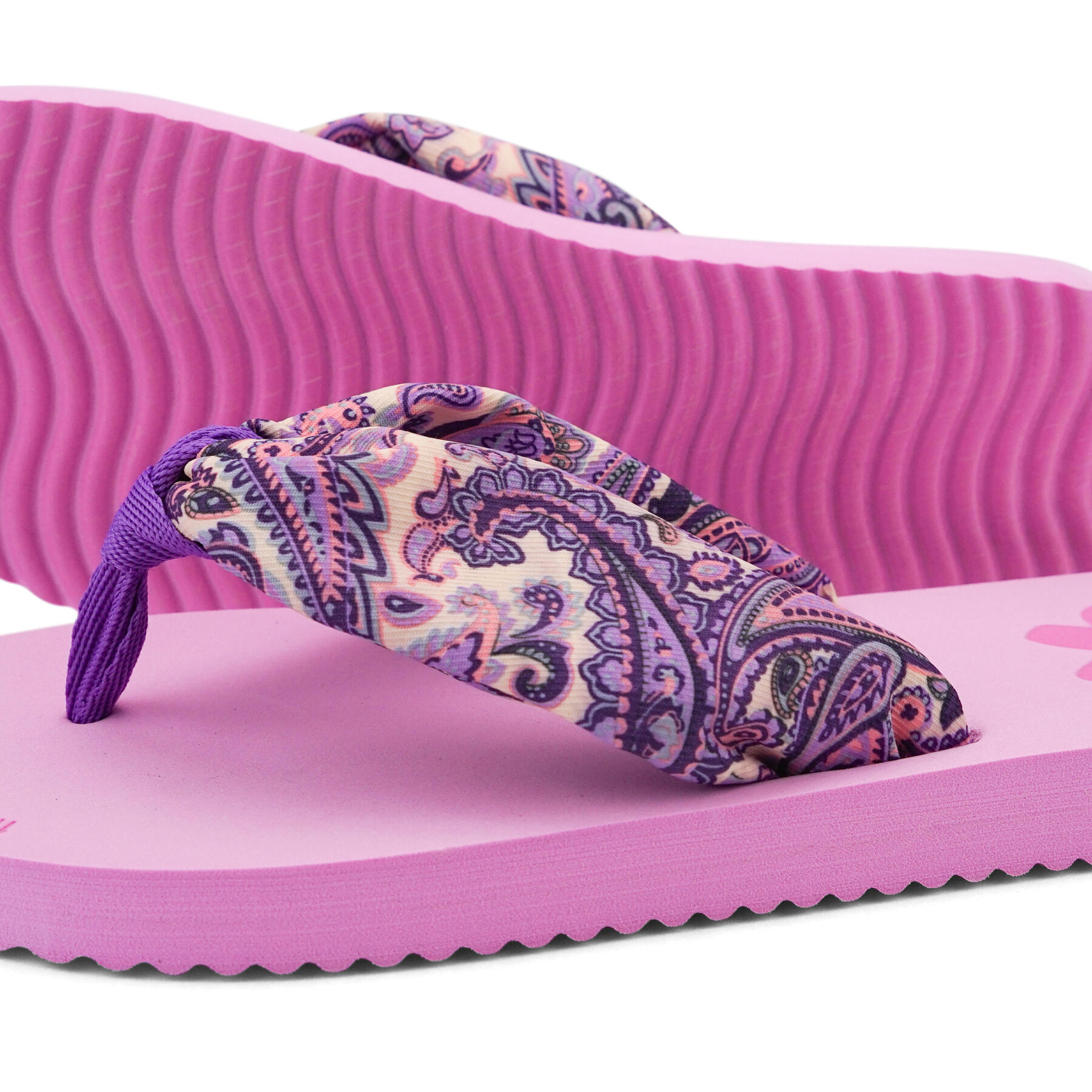 Femme flip*tube paisley tongs rose 4/4
