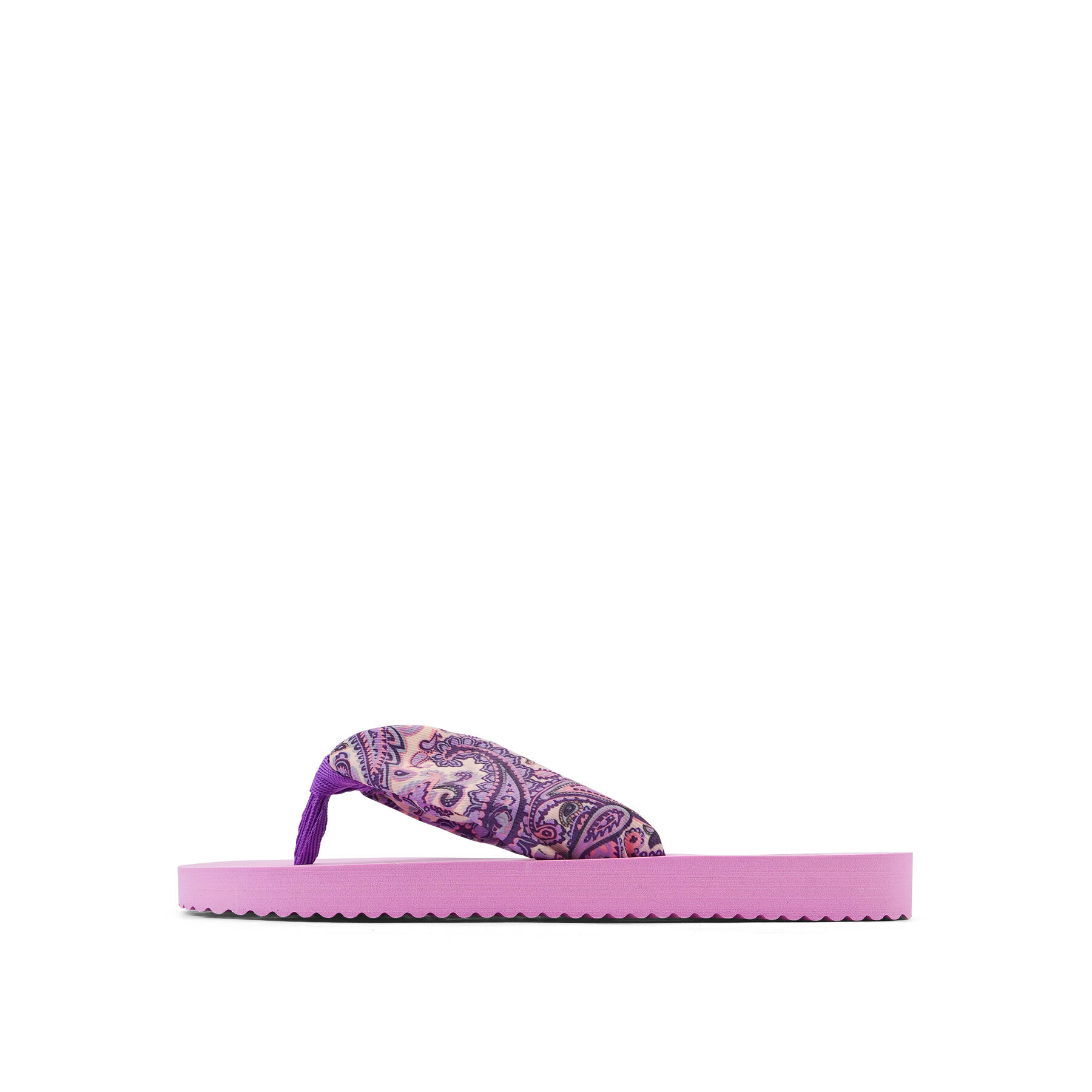 Femme flip*tube paisley tongs rose 2/4
