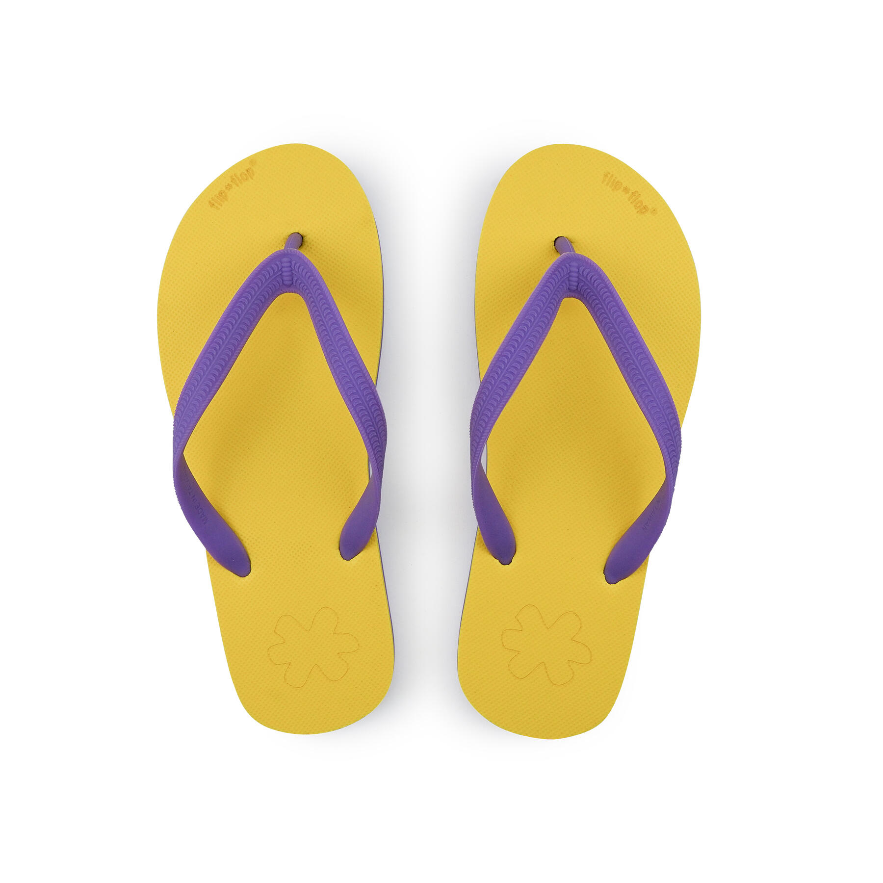 Unisex originals*color block infradito Giallo / Viola 3/4