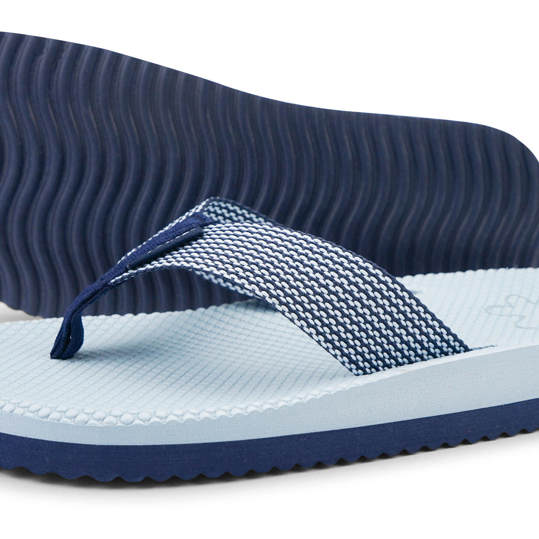 Unisex comfy*tex tongs bleu clair / bleu nuit 4/4