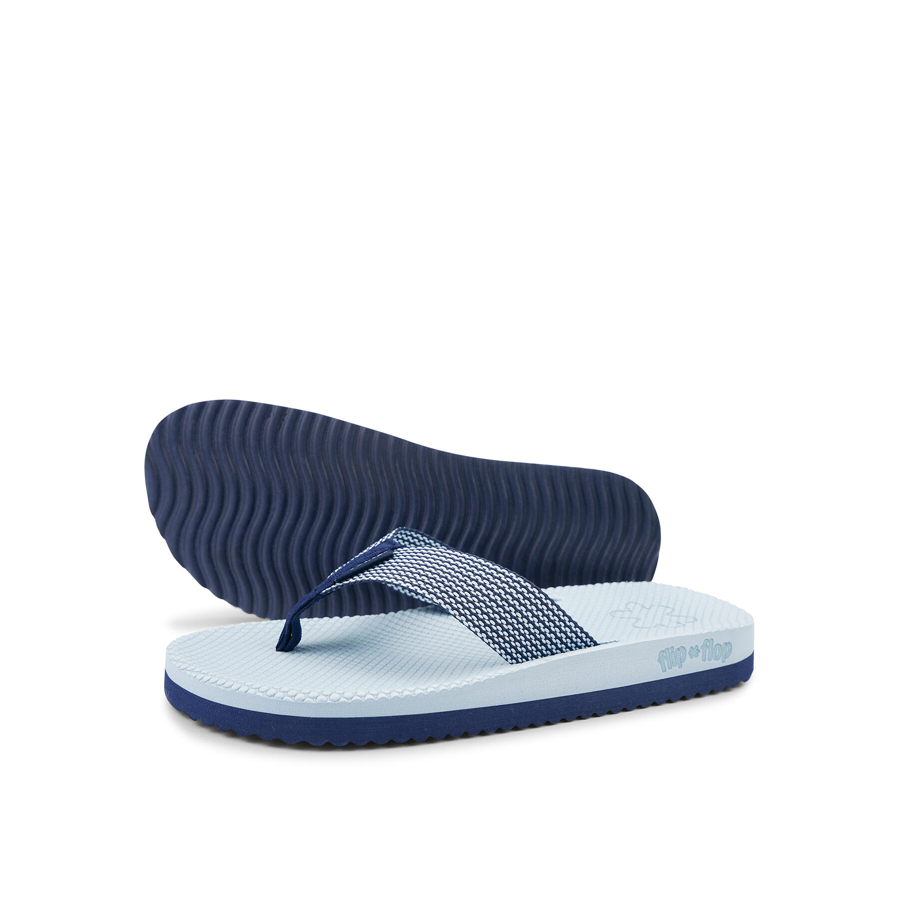 FLIP FLOP Unisex flip*flop comfy*tex Zehentrenner Hellblau / Nachtblau