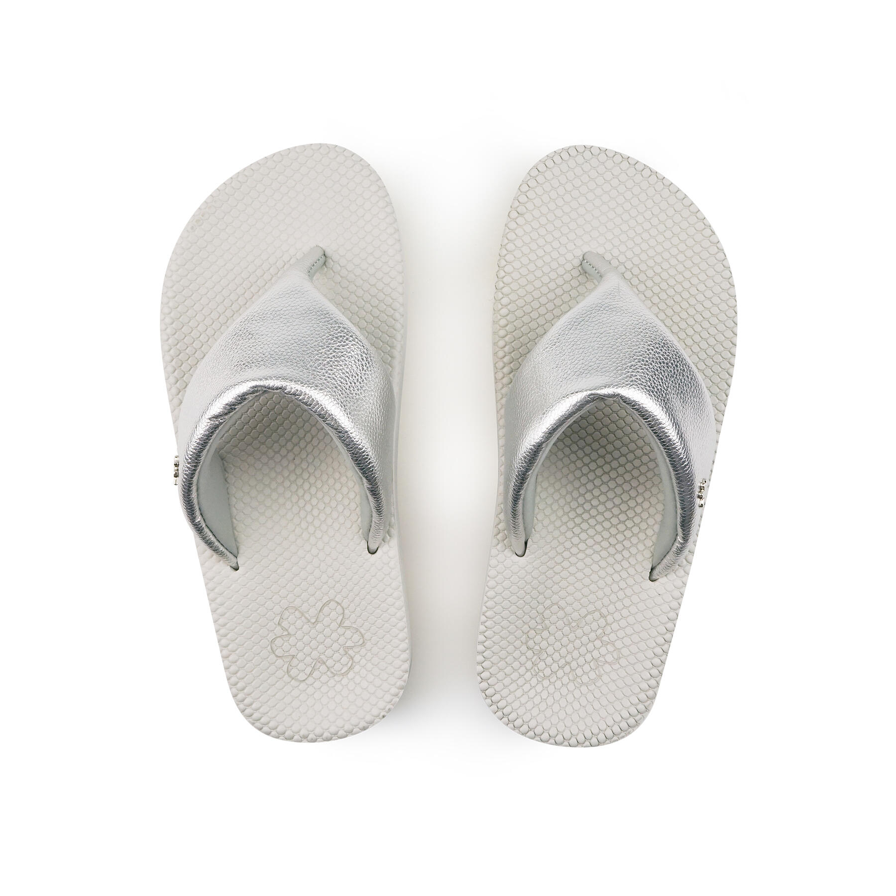 Donna comfy*paddy infradito metallizzate Grigio chiaro 3/3